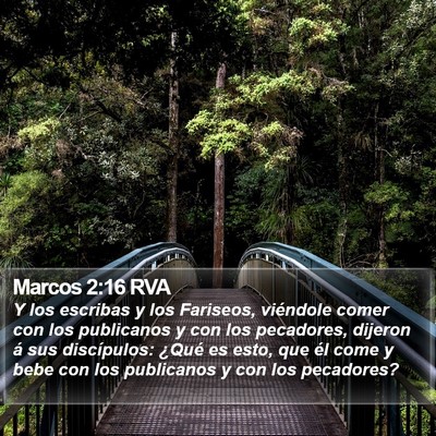 Marcos 2:16 RVA Bible Verse Image