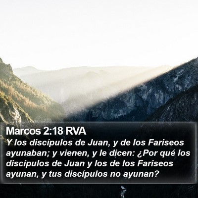 Marcos 2:18 RVA Bible Verse Image