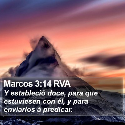 Marcos 3:14 RVA Bible Verse Image