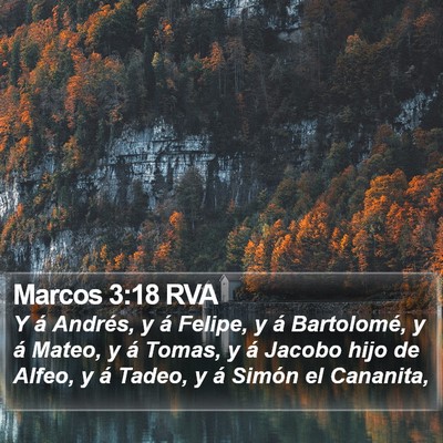 Marcos 3:18 RVA Bible Verse Image