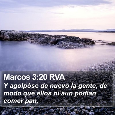 Marcos 3:20 RVA Bible Verse Image