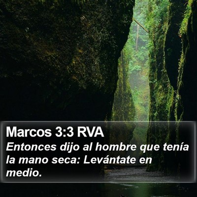 Marcos 3:3 RVA Bible Verse Image