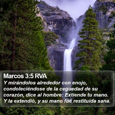 Marcos 3:5 RVA Bible Verse Image