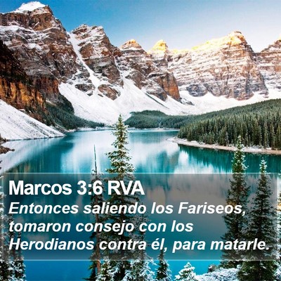 Marcos 3:6 RVA Bible Verse Image