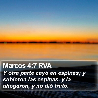 Marcos 4:7 RVA Bible Verse Image