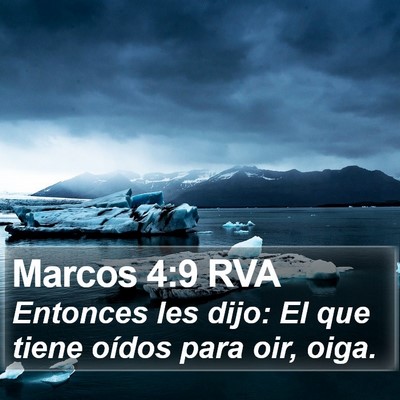 Marcos 4:9 RVA Bible Verse Image