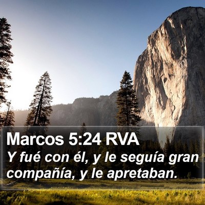 Marcos 5:24 RVA Bible Verse Image