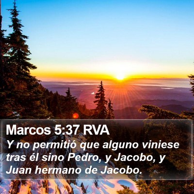 Marcos 5:37 RVA Bible Verse Image