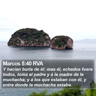 Marcos 5:40 RVA Bible Verse Image