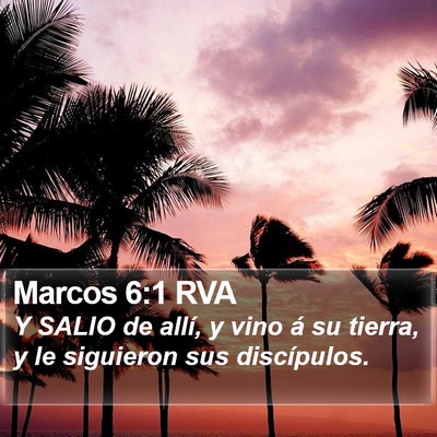 Marcos 6:1 RVA Bible Verse Image