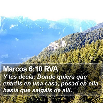 Marcos 6:10 RVA Bible Verse Image