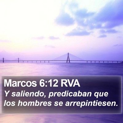 Marcos 6:12 RVA Bible Verse Image