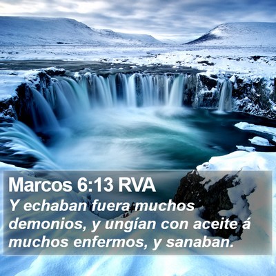 Marcos 6:13 RVA Bible Verse Image