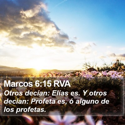 Marcos 6:15 RVA Bible Verse Image