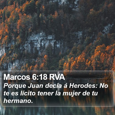 Marcos 6:18 RVA Bible Verse Image