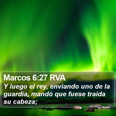Marcos 6:27 RVA Bible Verse Image