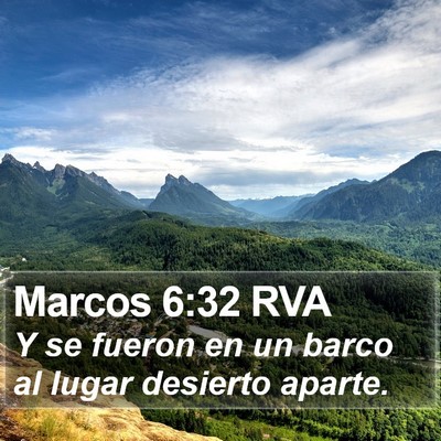 Marcos 6:32 RVA Bible Verse Image