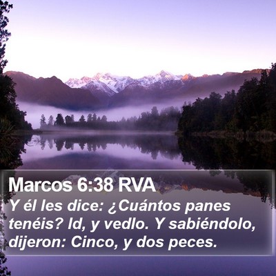 Marcos 6:38 RVA Bible Verse Image