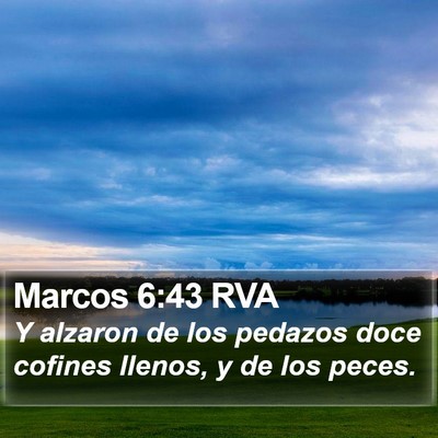 Marcos 6:43 RVA Bible Verse Image