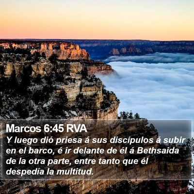 Marcos 6:45 RVA Bible Verse Image