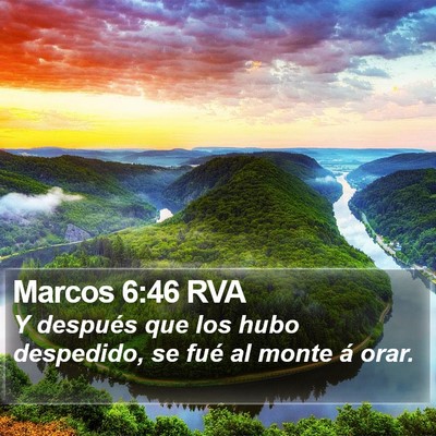 Marcos 6:46 RVA Bible Verse Image