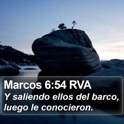 Marcos 6:54 RVA Bible Verse Image