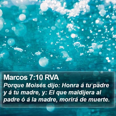 Marcos 7:10 RVA Bible Verse Image
