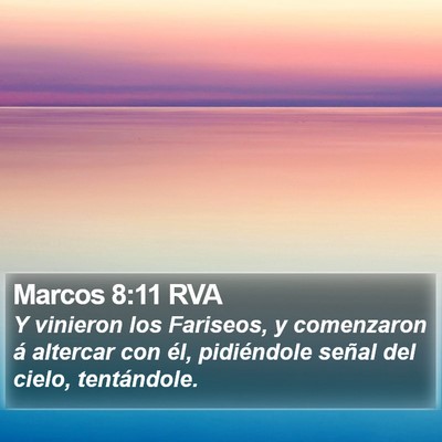 Marcos 8:11 RVA Bible Verse Image