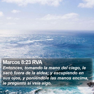 Marcos 8:23 RVA Bible Verse Image