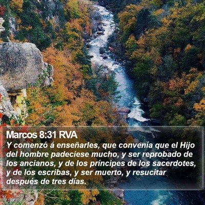 Marcos 8:31 RVA Bible Verse Image