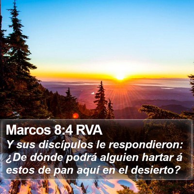 Marcos 8:4 RVA Bible Verse Image