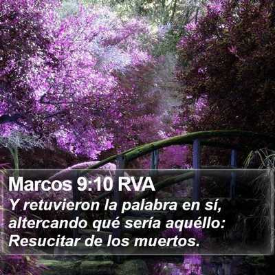 Marcos 9:10 RVA Bible Verse Image