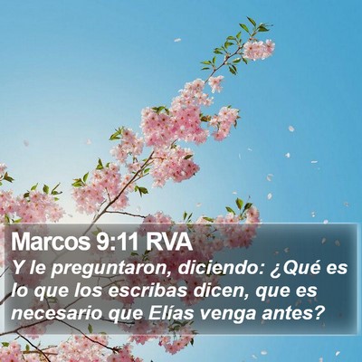 Marcos 9:11 RVA Bible Verse Image