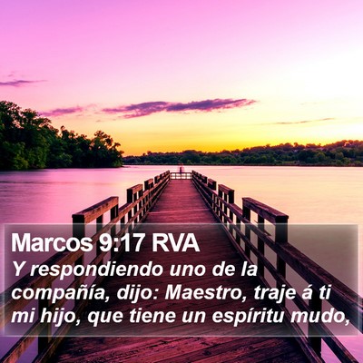Marcos 9:17 RVA Bible Verse Image