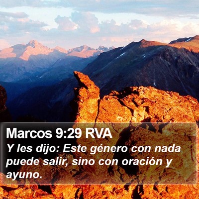 Marcos 9:29 RVA Bible Verse Image
