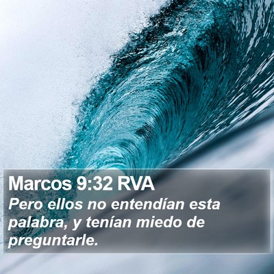 Marcos 9:32 RVA Bible Verse Image