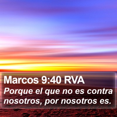 Marcos 9:40 RVA Bible Verse Image