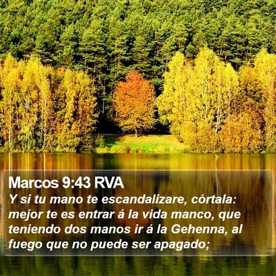 Marcos 9:43 RVA Bible Verse Image