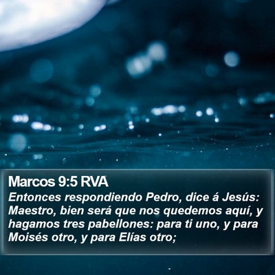 Marcos 9:5 RVA Bible Verse Image