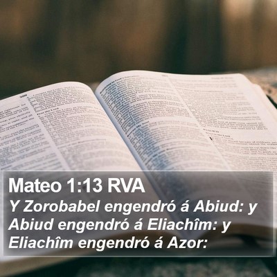 Mateo 1:13 RVA Bible Verse Image