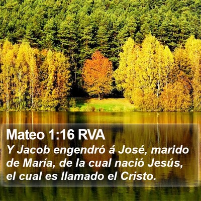 Mateo 1:16 RVA Bible Verse Image