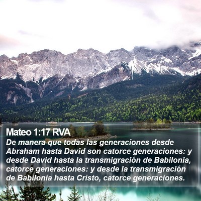 Mateo 1:17 RVA Bible Verse Image