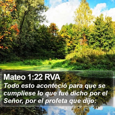 Mateo 1:22 RVA Bible Verse Image