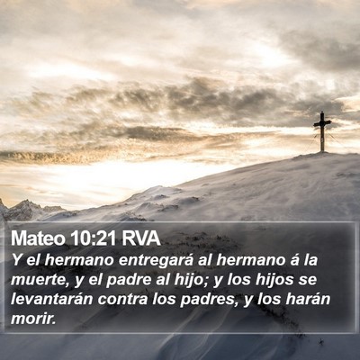 Mateo 10:21 RVA Bible Verse Image