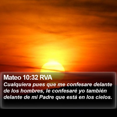 Mateo 10:32 RVA Bible Verse Image