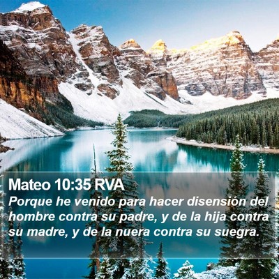 Mateo 10:35 RVA Bible Verse Image
