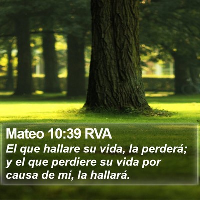 Mateo 10:39 RVA Bible Verse Image