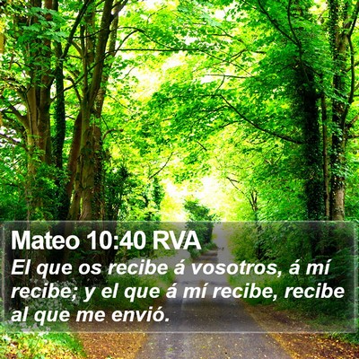 Mateo 10:40 RVA Bible Verse Image