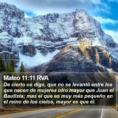 Mateo 11:11 RVA Bible Verse Image