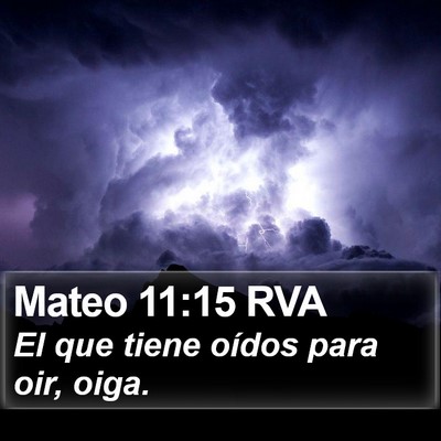 Mateo 11:15 RVA Bible Verse Image